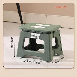 New Adult Children Portable Folding Stool Thickened Plastic Saddle Chair For Outdoor Camping And Fishing