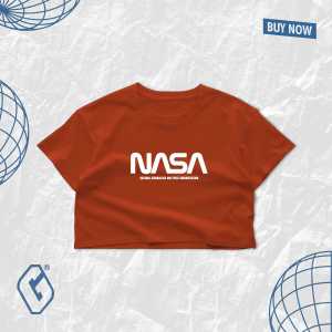 crop top oversize nasa / kaos nasa crop top oversize wanita