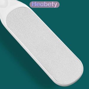 Heabety  Double-sided Foot File Rasp Heel Grater Foot Rubbing Board Grind Stone Pedicure Foot Sole Scraping Heel Calluses Horny Foot Tool