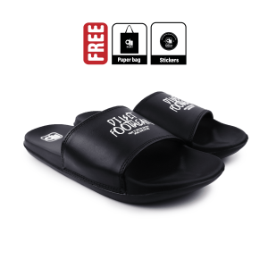 Dilset - Shonen Black | Sandal Slop | Sandal Slide | Sandal Slide Pria Wanita | Sandal Original