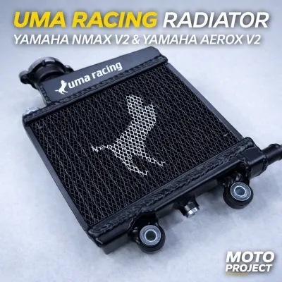 UMA Racing Big Radiator for Yamaha NMAX V2 / Aerox V2 | High Performance Aluminum Cooling Radiator Upgrade