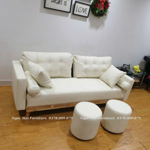 Băng bộ sofa lắp ráp dài phủ bì 1m9 kèm 4 gối nhiều màu hàng thùng xuất khẩu giao hàng nhanh