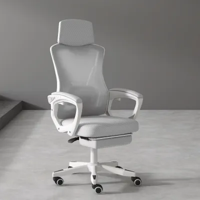 olome Gaming chair Mesh office chair Computer table chair Comfort reclining chair Organizer footrest Ergonomic Office High Back Swivel and Height Adjustment chair Reclining Computer Chair Latex Cushion + Nylon Feet + Lifting Armrest