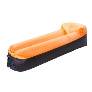 SERAPHYXO แบบพกพา ที่นอนกล้วยเป่าลม หลายวัตถุประสงค์ แบบพับได้ เก้าอี้ชายหาด สร้างสรรค์ จัดเก็บง่าย โซฟาเป่าลมพร้อมหมอน กลางแจ้ง