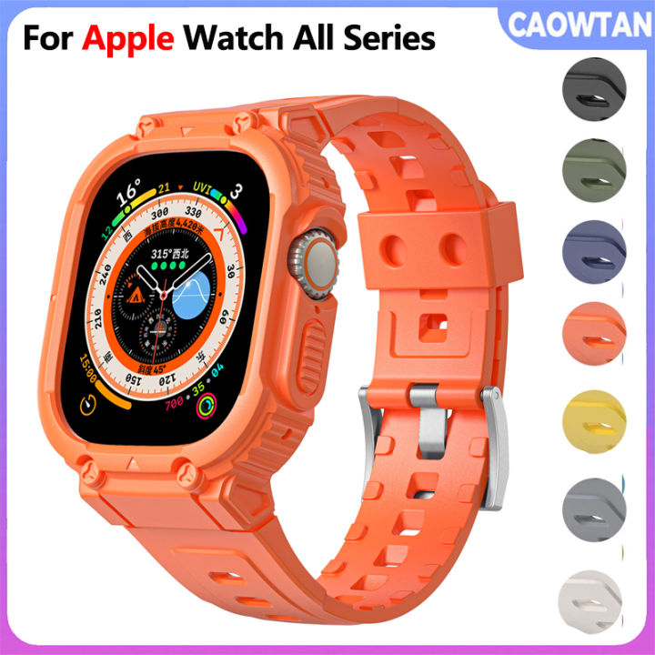 strap and case for Apple Watch Ultra Band 49mm 44mm 42mm 38mm 40mm