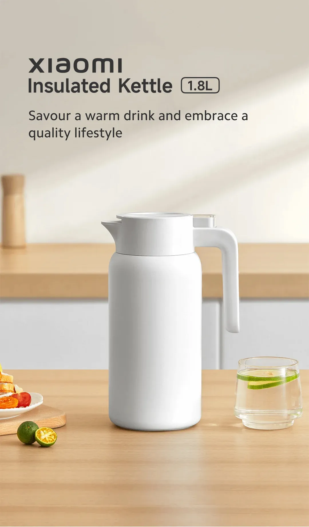 Xiaomi Insulated Kettle 1.8L Xcessorieshub