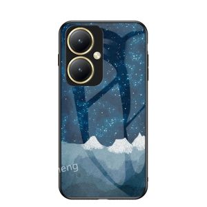 เคสสำหรับ Vivo Y17s Y27 Y03 Y36 VivoY27 Y 27 36 78 4G 5G NFC 2023กระจกเทมเปอร์แบบบางเฉียบกรอบซิลิโคนเคสโทรศัพท์แฟชั่นไล่ระดับสีฝาครอบด้านหลังกันกระแทก