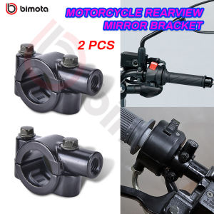 Bimota 1Pair 10mm 7/8" Motorcycle Rearview Mirror Mount Handlebar Holder Adapter Side Mirrors Accessories