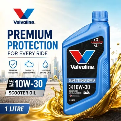 Valvoline Premium Scooter 4T Engine Oil 1L 10W-30 SIRIM Certified