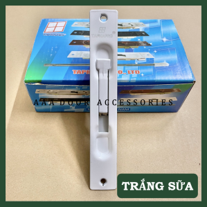 Chốt âm TAPHAPRO cưa đi sắt/ nhôm màu bạc trắng sữa xám Xingfa