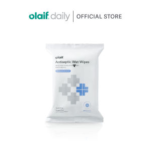 Olaif Daily Antiseptic Wet Wipes - 20 sheets - Tisu Basah Antiseptik / Tissue Basah Antibakterial