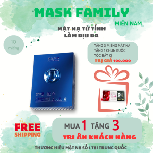 MASK FAMILY - Mặt nạ từ tính cấp ẩm sâu làm dịu da 25ml - (hộp)