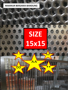 Ram Speaker - 15x15 cm - Grill Speaker - Plat Speaker - Plat Lubang