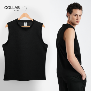 COLLAB By Inspi Textured Muscle Tee For Men Collection Tank Top Sando For Women Breathable Workout Gym Clothes Sleeveless Tops