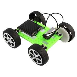 Hot 1 Pcs Diy Solar Power Mini Powered Toy Car Kit Robot Moving Racer Children Educational Gadget Hobby Funny Solar Car Set