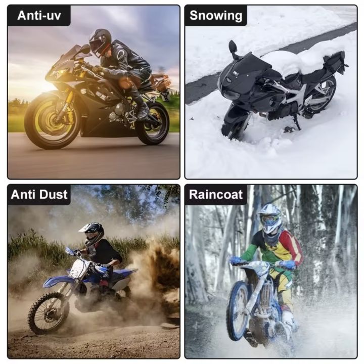 🛵🧥ไม่พังเป็น10ปี🛵🧥ผ้าคลุมรถมอเตอร์ไซค์ กันลม กันฝน กันแดด กันฝุ่น ...