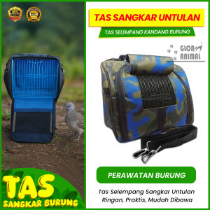 TAS SANGKAR UNTULAN tas selempang kandang burung untulan mini lovebird