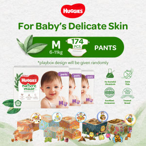 Huggies Platinum Naturemade Pants M Case 58s x 3