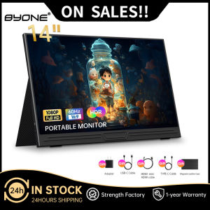 ON SALE!!BYONE 15.6 inch Portable Gaming Monitor Brand New Tablet Protector Smart Cover 144Hz Monitor 1920*1080p HDMI IPS Portable Screen 100% sRGB Gaming Monitor for Laptop ps3 ps4 ps5 XBOX