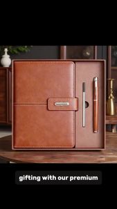 Premium Corporate Notebook Gift Set Custom Name Logo Personalized Gift Business Student School Office Best Gift