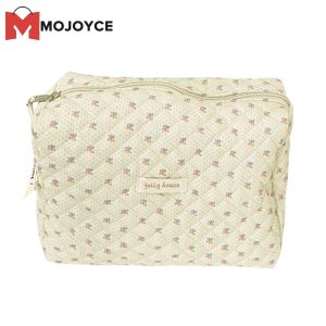 Nữ mojoyce Túi đựng mỹ phẩm Zip chần trang điểm ly hợp túi xách cho du lịch và sử dụng thường nhật trong phong cách màu đen và màu hồng