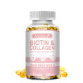 Mulittea Biotin with Collagen Supplement Anti Aging Formula Strong Nails Shiny Hair Glowing Smooth Skin 120pcs Biotin dengan Kapsul Suplemen Kolagen Formula Anti Penuaan Kuku Kuat Rambut Berkilau Kulit Halus Bersinar. 