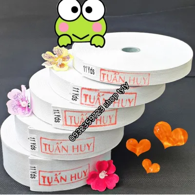 1 Cuộn (Bánh)Dây Thun Bo TUẤN HUY Có Nhiều SIZE Dùng Trong May Vá Quần Áo