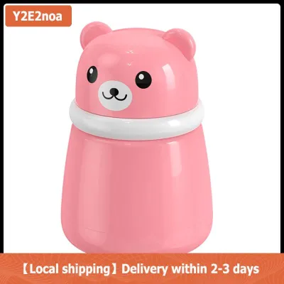 【Local shipping】 Childrens Cute Cartoon Bear Baby Puff Box Talcum Powde Prickly Heat Powde Storage Empty Box Portable Container Travel Daily