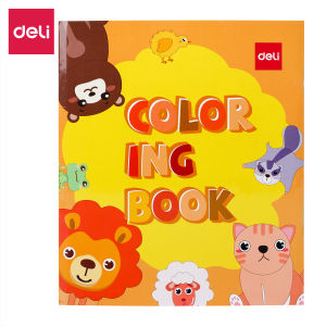 Deli Children Coloring Book / Buku Mewarnai Anak 12 Lembar Kertas 120G Berbagai Tema EN04X