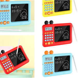 Máy tính cầm tay kèm bảng LCD ( Bản quốc tế có bảo hành ) giúp bé học toán dễ dàng hơn đồ chơi thông minh - Loki Kids