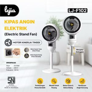 Kipas Angin Elektrik Kipas Angin Berdiri 3 Tingkat Kecepatan Jangkauan Angin Jauh Stand Fan Low Noise Kuat Kokoh Tidak berisik