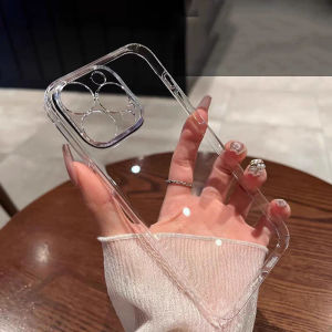 Ultra thin minimalist transparent PC hard case for iPhone 17 16 15 14 13 12 Pro Max plus air cover