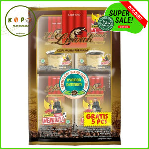 LUWAK Kopi Bubuk Murni Premium Tanpa Gula 9Sachet x 6.5gr ORIGINAL