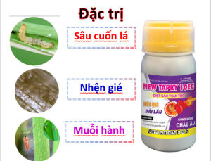 newtapky 10ec: diệt trừ sâu cuốn lá lúa nhện gié và muỗi hành
