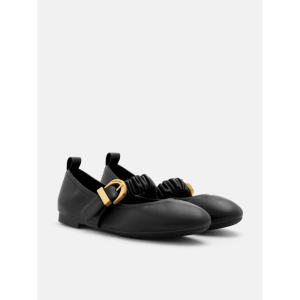 PAZZION 9558-3 Judith Ruched Strap Maryjanes