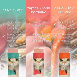 combo Súp thưởng FAENBEI dành cho mèo ( Giàu dinh dưỡng Cho mọi tuổi mèo ) - T3 PETS SHOP