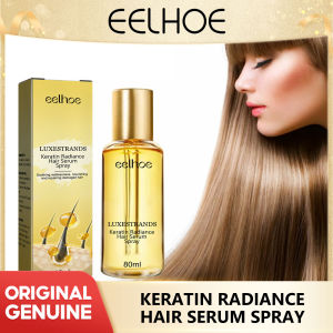 Eelhoe Straightening Hair Serum Spray Repair Keratin Smoothing Silky Soft Protein Correcting Anti Damaged Frizz Hair Treatment Essence Hair Smoothing Spray Straightening Treatment Repairing Damaged Hairs Soften Frizzy Nourishing Keratin Hair Care