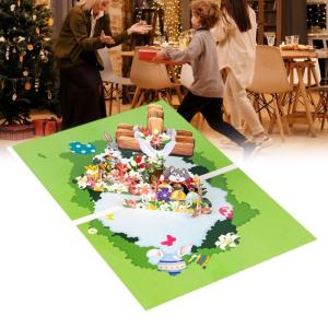 3D Crosses And Eggs Greeting Creative 3D Easters Unique Crosses And Eggs Pattern Designs Greeting