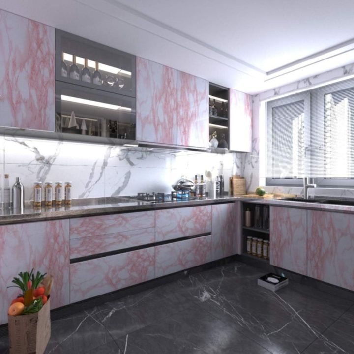 INNEWIN%20Self-adhesive%20Peel%20and%20Stick%20Backsplash%20Waterproof%20Marble%20Pattern%20Wallpaper%20Advanced%20Heat-resisting%20Wall%20Tile%20for%20Kitchen%20Bathroom%20-%20Image%206