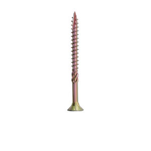 MAOMEI HOUSE Mạ kẽm 100 CÁI Phần cứng Ràng buộc Boong Kim khí Dây buộc Vít Nguồn cung cấp chế biến gỗ Vít T25