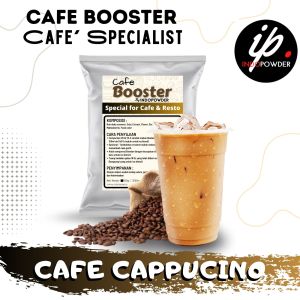 Bubuk Minuman 500gr PREMIUM CAFÉ BOOSTER CAPUCINO Untuk Cafe Waralaba dan Resto - Minuman Kekinian