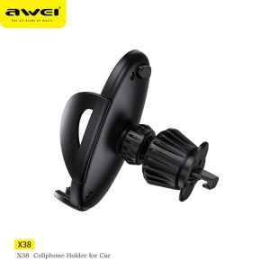 Awei X38 Gravity Cellphone Holder for Car Universal Phone Holder GPS Support Mobile Cell Stand for IPhone Samsung Xiaomi Huawei pro max