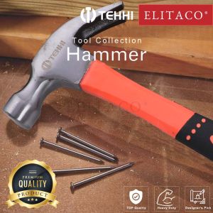 ELITACO Tehhi Claw Hammer Non-slip Handle for Durable Tool for Home Repair DIY Building Woodwork Professional Work