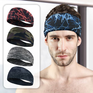 Exercise hair band Sweat guide band Lycra breathable running cycling Yoga dance fitness antiperspirant belt