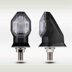 Universal คู่รถจักรยานยนต์ Turn ไฟสัญญาณ LED ด้านหน้า LED Amber ตัวชี้วัด12V Fit สำหรับ HONDA VARIO150 Wave Alpha Winner Wave 125i RS150R BeAT