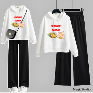 JOY Setelan Hoodie 1 Set Pengabdi Santan