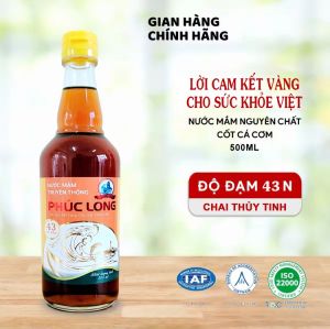 Nước mắm truyền thống Phúc Long 43 độ đạm