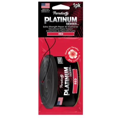 Paradise Air Platinum Series Hanging Paper Air Freshener (California Scents Fragrances)