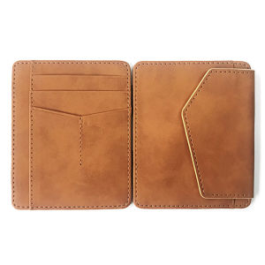 Super Magic Card Holder Male Card Holders Matte Leather Slim Credit Card Case Men Business Cards Cover