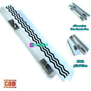 handle pintu rumah panjang 33cm 45cm dan 60cm/tarikan gagang pegangan pull pintu bahan stainless steel untuk pintu depan dan kamar
